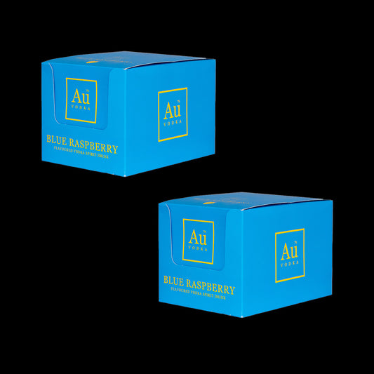 Au Vodka Blue Raspberry Miniature Case of 12