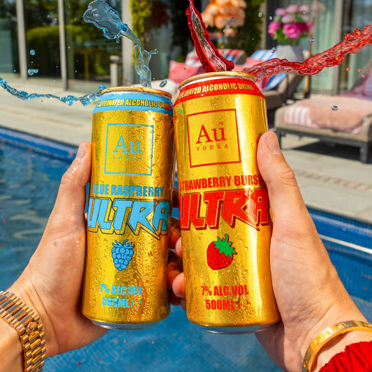 Au Vodka Ultra Cans