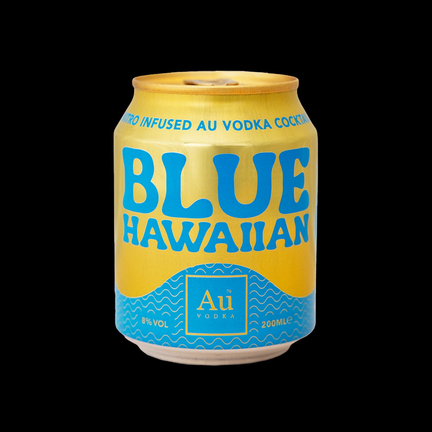 Au Vodka Blue Hawaiian Cocktail Cans