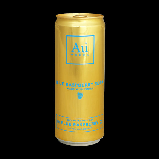 Au Vodka Blue Raspberry Pre-Mixed Cans
