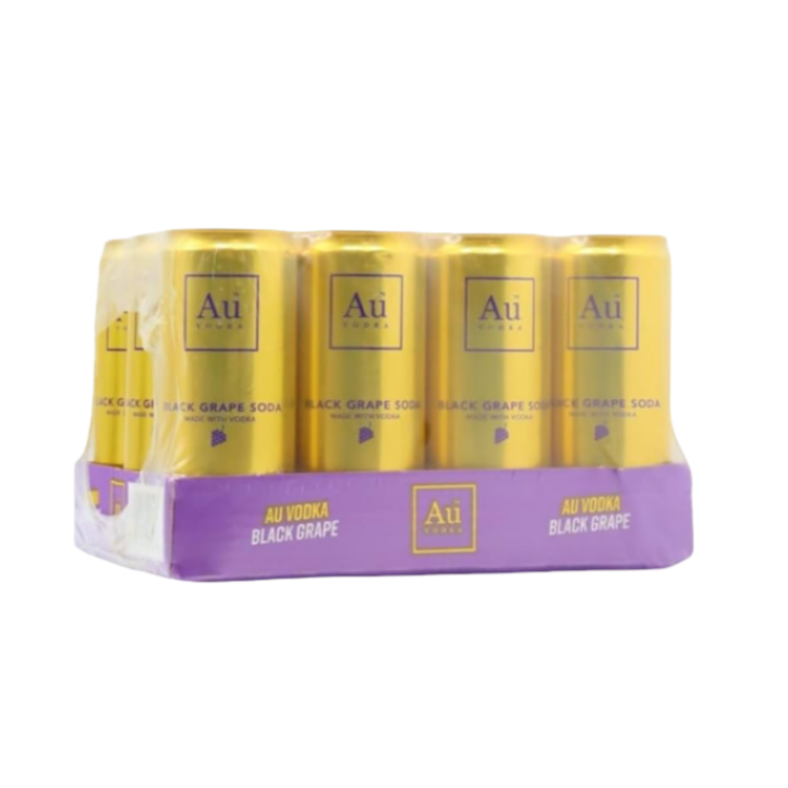 Au Vodka Black Grape Pre-Mixed Cans