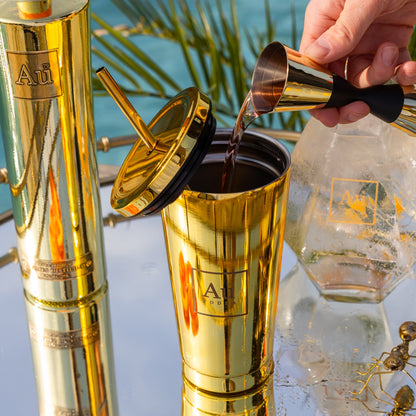 Au Vodka Gold Slush Cup Pour