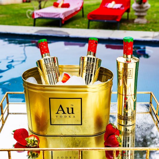 Au Gold Ice Bucket