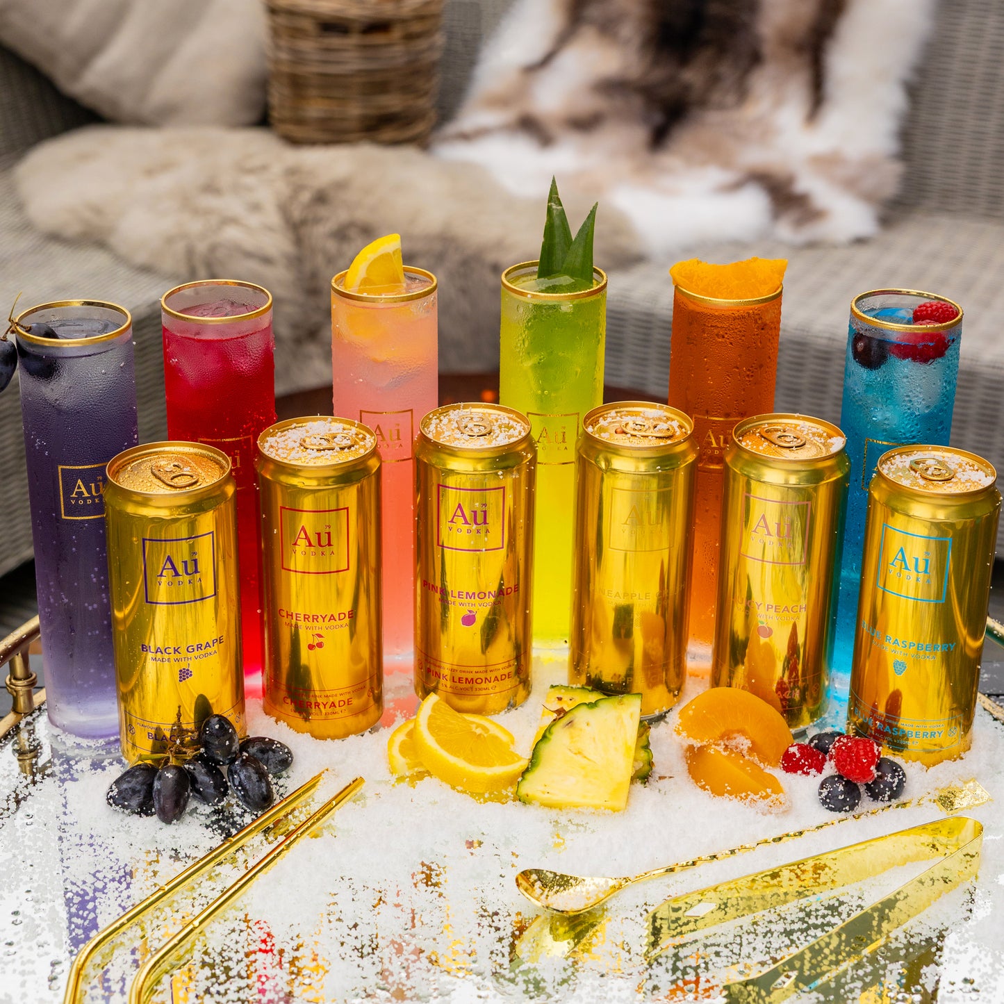 Au Vodka Pre-Mixed Cans - 72 Pack