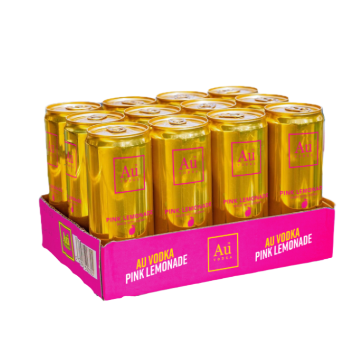Au Vodka Pink Lemonade Pre-Mixed Cans