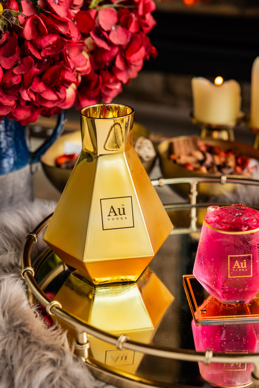 Au PET Gold Diamond Decanter