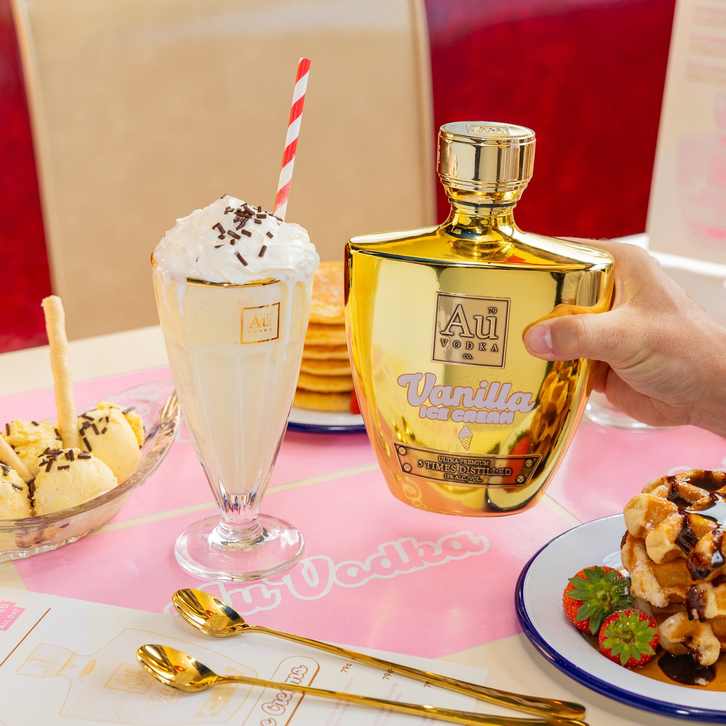 Au Vodka Vanilla Ice Cream Liqueur