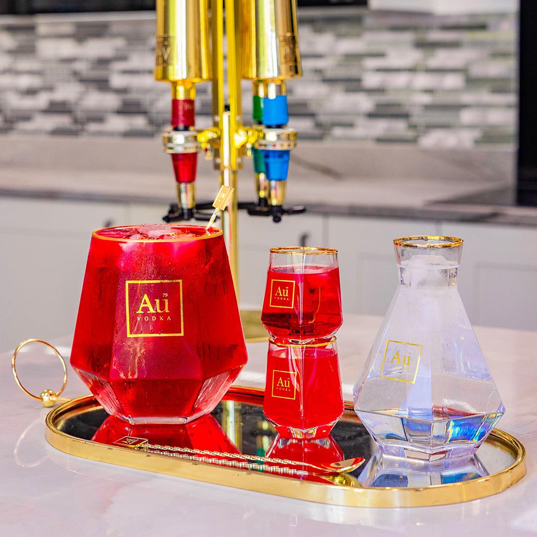 Au Diamond Cut Fishbowl - Au Vodka