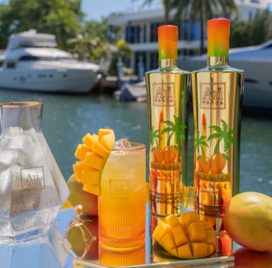 Au Vodka Miami Mango 70cl