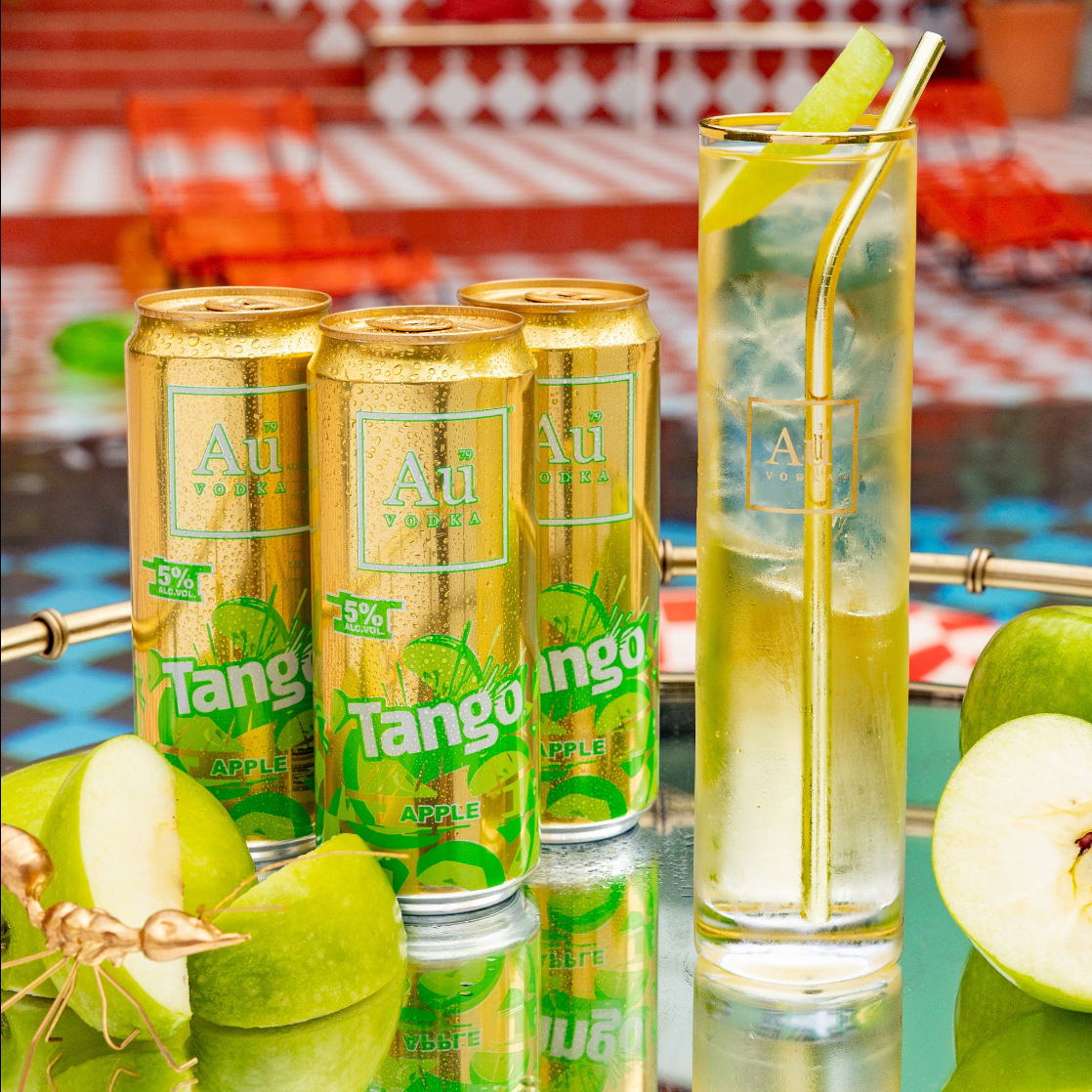 Au Vodka x Tango Apple Cans - Case of 12