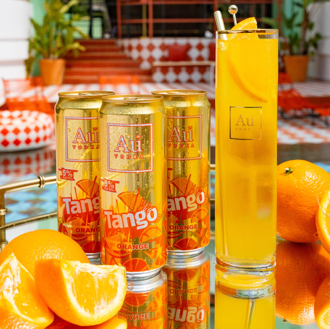 Au Vodka x Tango Orange Cans- Case of 12