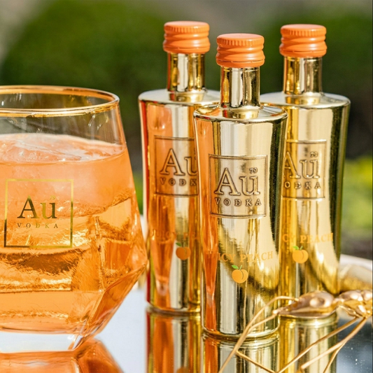 Au Vodka Juicy Peach Miniature