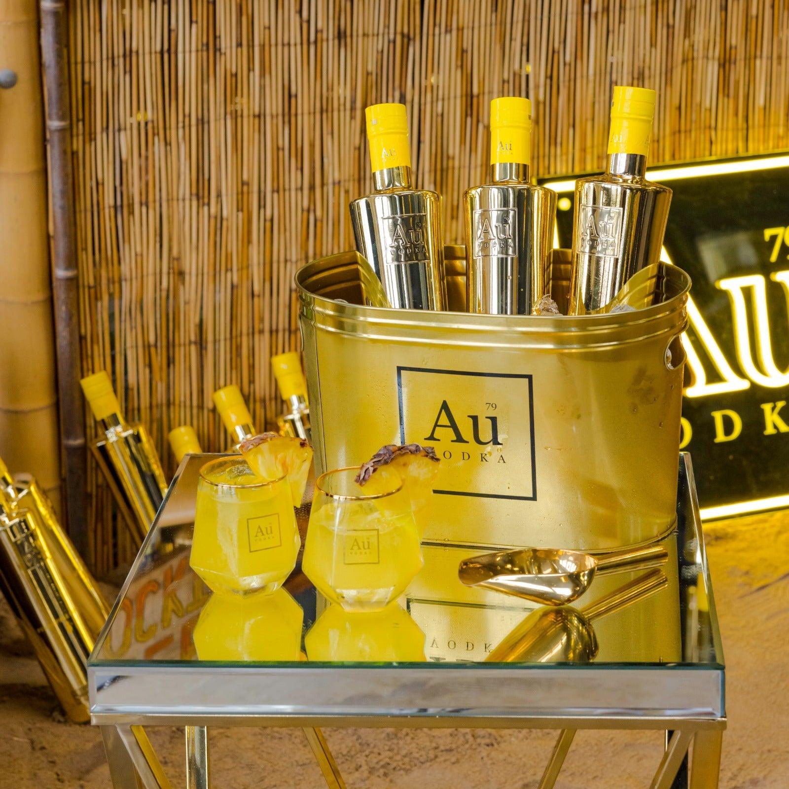 Au Gold Ice Bucket - Au Vodka