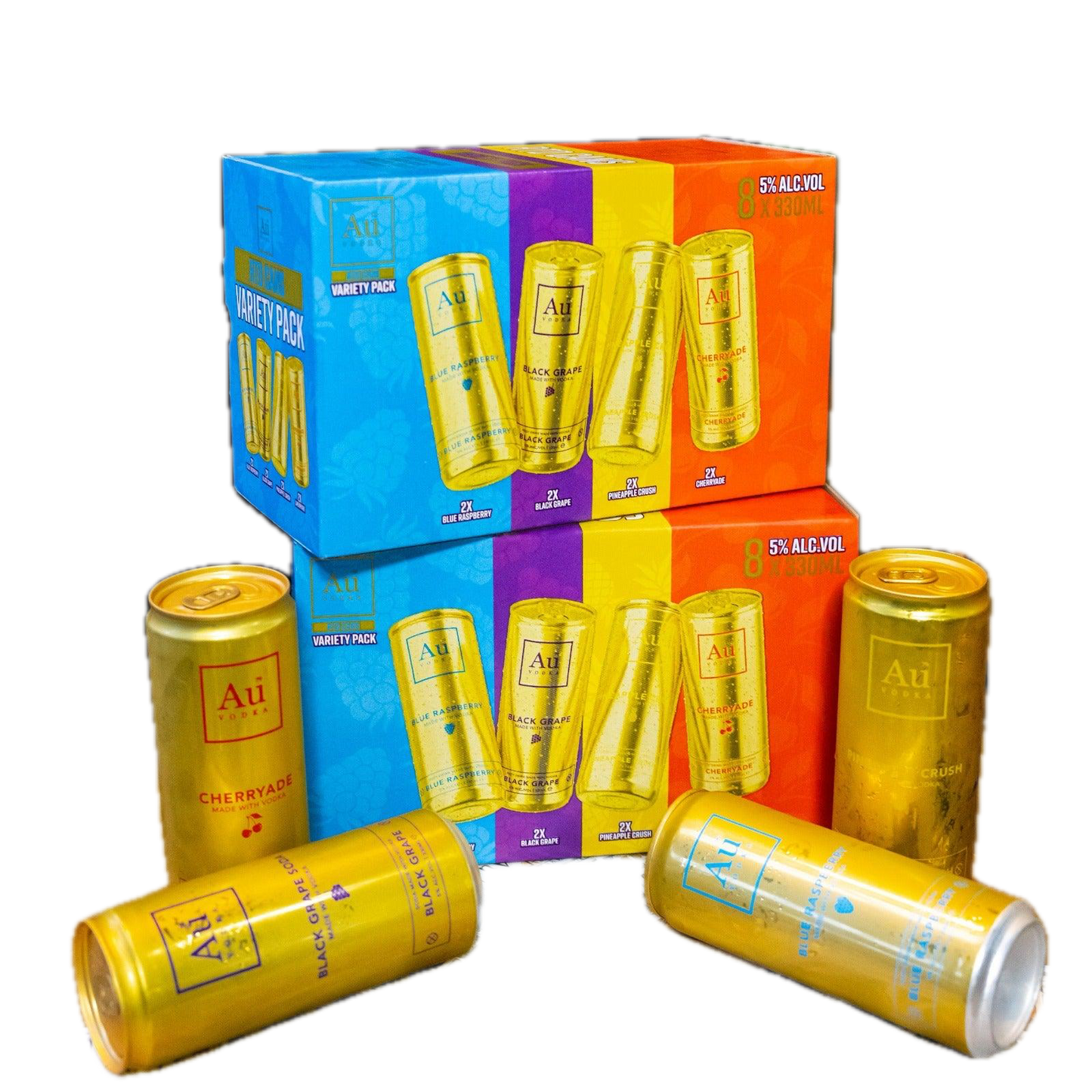 Au Vodka Pre-Mixed Can Multi-Pack