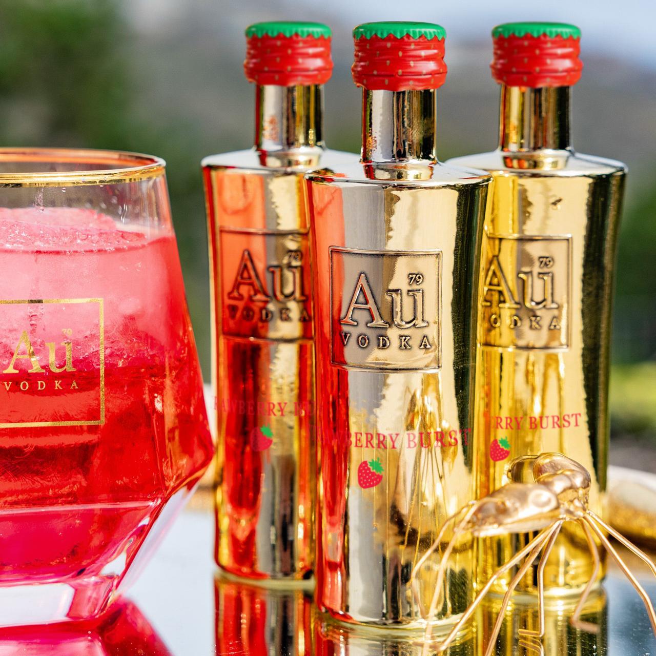 Au Vodka Strawberry Burst Miniature