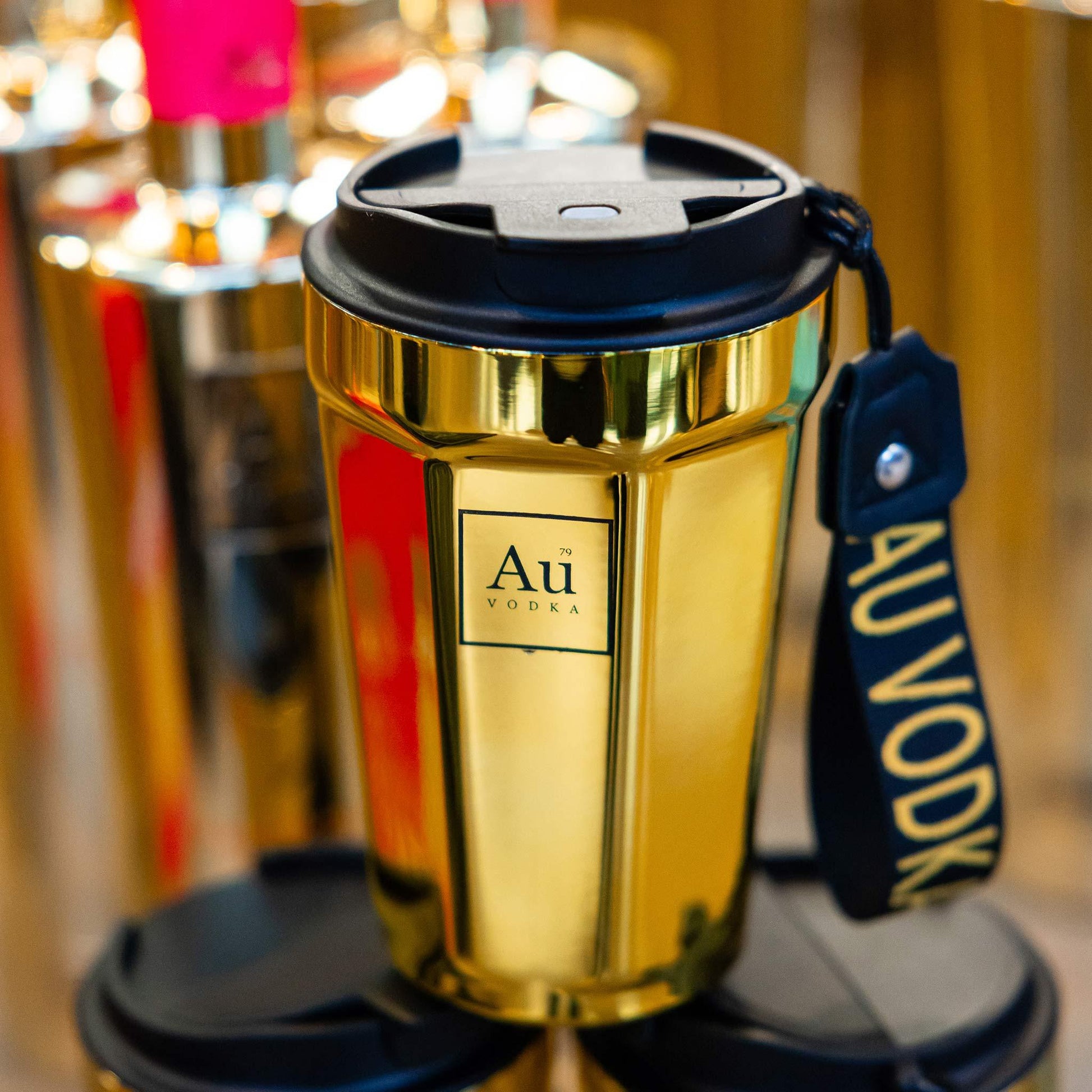 Au Gold Thermal Coffee Cup - Au Vodka