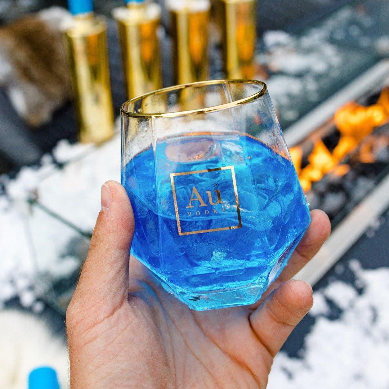 Au Diamond Cut Glass - Au Vodka