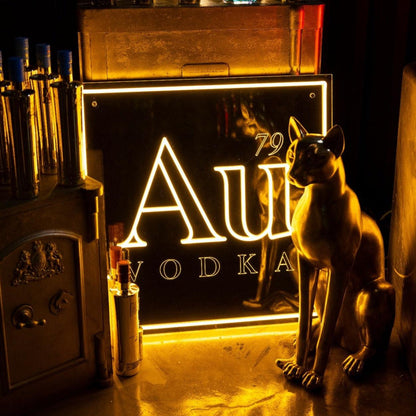 Au Logo LED Sign - Au Vodka