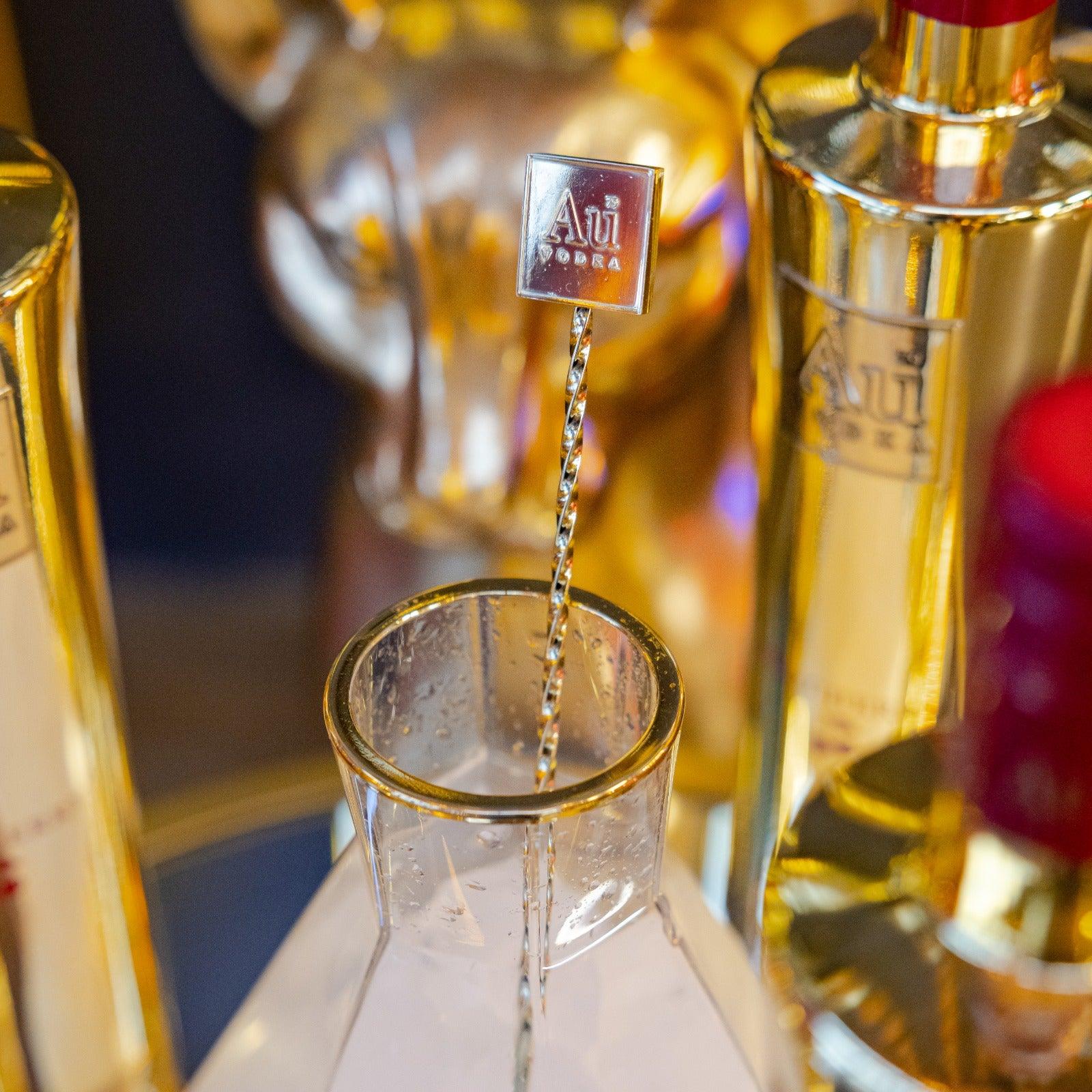 Au Gold Stirring Spoon - Au Vodka