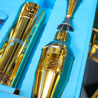 Au Blue Raspberry Cocktail Gift set - Au Vodka